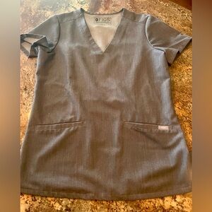 Graphite Figs Scrub Tope-barely worn.